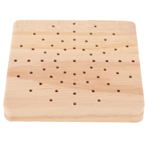 TOGEVAL Nagelfräser Bit Aufbewahrungsbox aus Holz mit Mehrfachloch design Kompakter Nagelbohrer Halter Organizer für Maniküre Werkzeug Platzsparend und Langlebig für Nagelstudio und von TOGEVAL