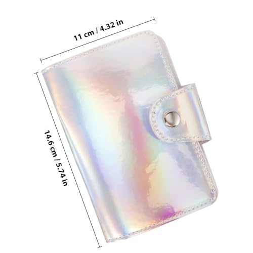 TOGEVAL Nail Plate Bag mit Druckknopf Verschluss Stabile Aufbewahrungstasche für Nail Stamping Plates Mehrere Steckfächer Kleine Tragbare Nagel Schablonen Organizer Langlebig und von TOGEVAL