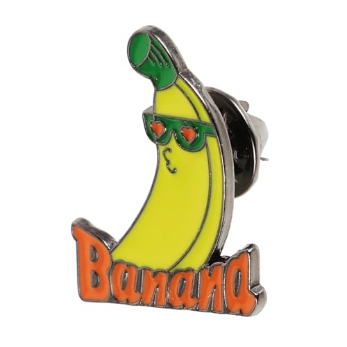 TOGEVAL Niedliche Anstecknadeln Metall Emaille Brosche Fruchtmotiv Pineapple Cartoon Leicht Langlebig Für Rucksäcke Jacken Hüte Schüler Taschen Dekoration von TOGEVAL