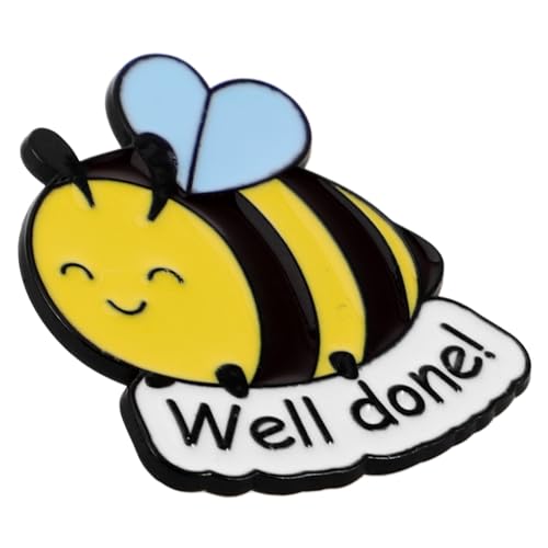 TOGEVAL Metall-bienen-brosche Für Damen Süße Anstecknadel Mit Bienenmotiv Modischer Schmuck Für Kleidung Robuste Brosche Für Alltag Und Partys Geschenkidee von TOGEVAL