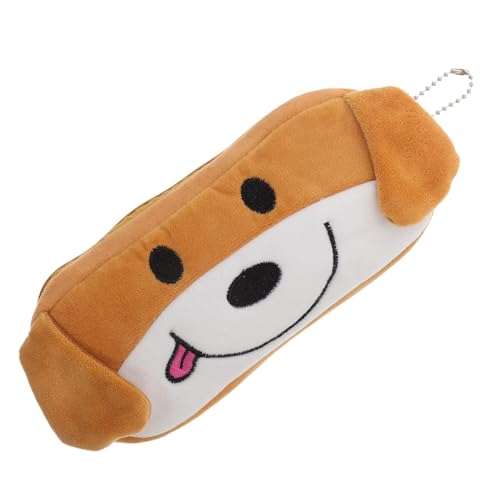 TOGEVAL Niedliches Federmäppchen Für Mädchen, Weiches Plüsch-bleistiftetui Für Mädchen, Kosmetiktasche, Schreibwaren-Organizer, Reißverschlusstasche, Stiftehalter-Tasche von TOGEVAL