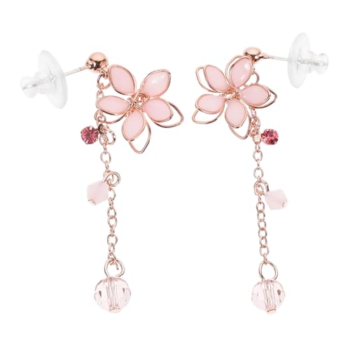 TOGEVAL Ohrstecker aus Resin mit Silberstift Zarte Blüten Ohrringe für Damen Stilvoll und Hautfreundlich Perfektes Accessoire für Alltag und Besondere Anlässe von TOGEVAL