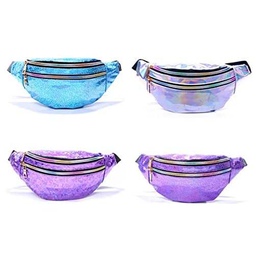 TOGEVAL Umhängetaschen für Damen Reflektierende Pailletten-hüfttasche Große Kapazität Outdoor-hüfttasche Silber TOGEVAL Umhängetaschen für Damen Reflektierende Pailletten-hüfttasche Große Kapazität Outdoor-hüfttasche Silber von TOGEVAL