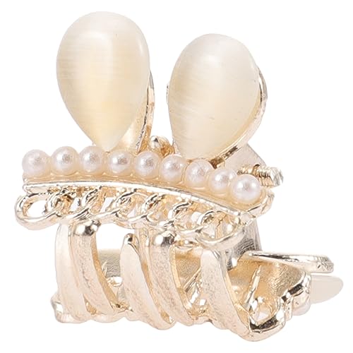 TOGEVAL Perlen-haarspangen Für Damen Kleine Dekorative Mit Perlen Und Funkelnden Strasssteinen Rutschfeste Metall-haarspangen Für Verschiedene Frisuren von TOGEVAL