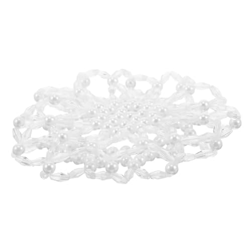 TOGEVAL Perlenbesetztes Elastisches Haarnetz für Ballett und Tanz Wiederverwendbares Leichtes Tragbares Haarnetz für Duttfrisuren bei Proben und Auftritten Passend für Damen und Mädchen von TOGEVAL