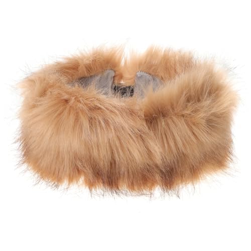 TOGEVAL Faux Fur Stirnband Für Frauen Weiches Warmes Haarband Als Ohrwärmer Vielseitig Kombinierbar Für Kalte Tage Perfektes Für Mütter Und Freundinnen von TOGEVAL