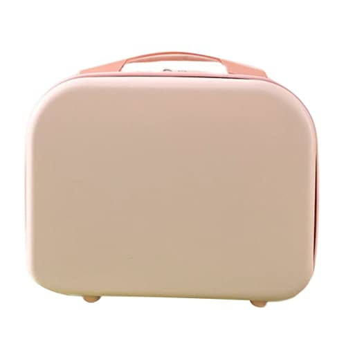 TOGEVAL Portabler Kosmetikkoffer Mini Makeup Box in Leichte Tragbare Schminktasche mit Griff Modisches Design für Damen Praktische Aufbewahrung und Reise Kosmetiktasche von TOGEVAL