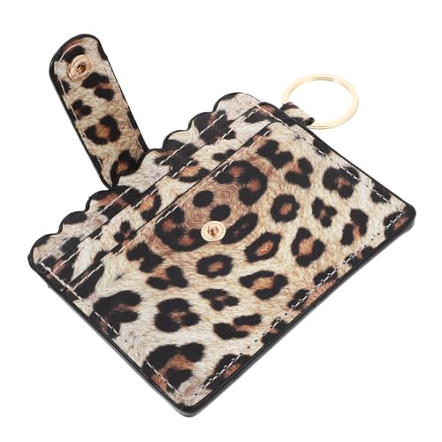 TOGEVAL Portemonnaie Kartenetui Geldbörse Damen Kreditkartenetui Etui Für Damen Stilvolles Leopardenmuster von TOGEVAL