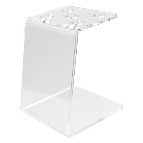 TOGEVAL Professioneller Clipper Rack Haarschneider Organizer aus Transparentem Acryl Multifunktionaler Friseurzubehör Halter für Elektrische Haarschneidemaschinen für Friseursalons und von TOGEVAL