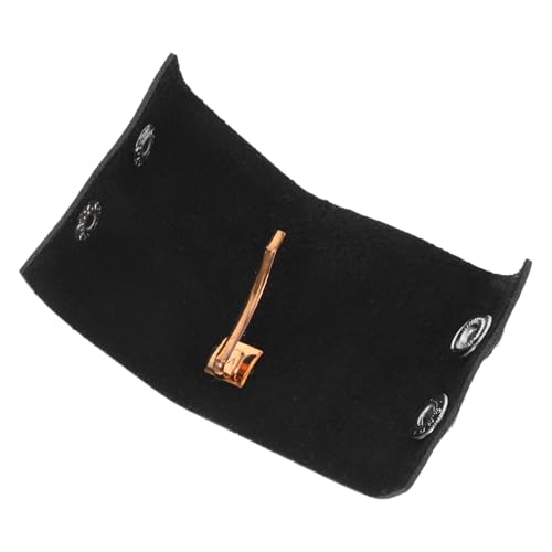 TOGEVAL Pu leder Haargummi für Mädchen und Frauen Langlebiger Ponytail Holder mit Metallknopf Modisches Hautfreundliches Haarschmuck accessoire für Dickes Lockiges und Zufällige Farbe von TOGEVAL