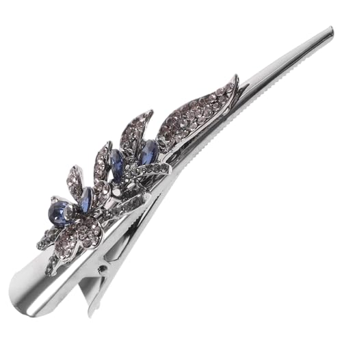 TOGEVAL Retro Großer Metall haarclip mit Strasssteinen Rutschfeste Haarklammer für Dickes und Dünnes Haar Eleganter Haarschmuck für Damen und Mädchen Geeignet für Partys und Festliche von TOGEVAL