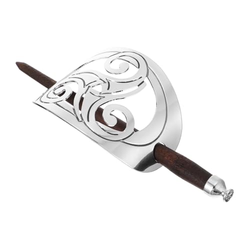 TOGEVAL Retro Haarstab Damen Haarschmuck aus Legiertem Metall Langlebige Geometrische Haarnadel im Chinesischen Stil Geeignet für Pferdeschwanz und Traditionelle Frisuren Dekorativ und von TOGEVAL