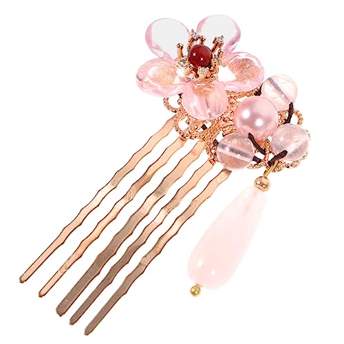 TOGEVAL Retro Haarstäbchen Mit Quaste Traditioneller Haar Essstäbchen Fein Verarbeitete Kunstblume Für Hochzeit Cosplay Party Tanz Als Geschenk Für Damen von TOGEVAL