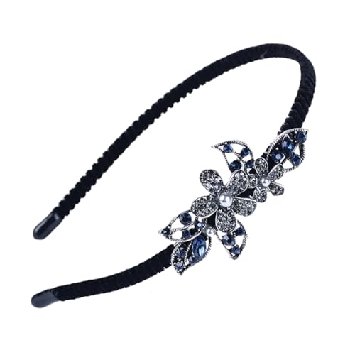 TOGEVAL Rhinestone Stirnband Damen Eleganter Haarschmuck Blumenmädchen Hochzeit Braut Schmuck Flexibel Langlebig Modisch für Festliche Anlässe und Alltag von TOGEVAL