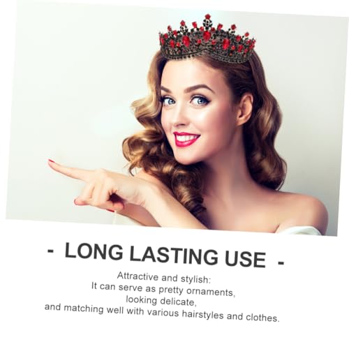 TOGEVAL Rhinestone Tiara Haarschmuck für Damen und Mädchen Bridal Diadem mit Kristallen Langlebig Leicht für Hochzeit Geburtstag Party Festliche Anlässe Prinzessinnenkrone von TOGEVAL