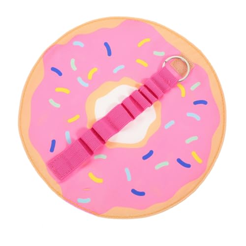 TOGEVAL Rollmäppchen Federmäppchen aus Canvas mit Donut Motiv Leichter Strapazierfähiger Stiftehalter Kompakte Praktische Stifttasche für Schule Büro Reisen Geschenkidee von TOGEVAL