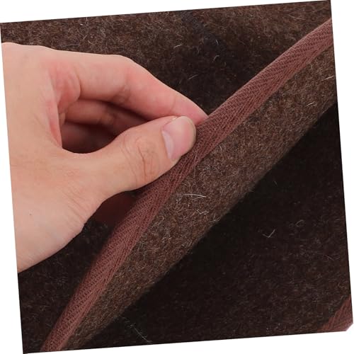 TOGEVAL Saunahut Filz Saunakappe für Damen und Herren Handgefertigt Hitzeisolierend Wasserabsorbierend Komfortabel Geeignet für Kopfgrößen Leichtes Strapazierfähiges Saunazubehör für von TOGEVAL