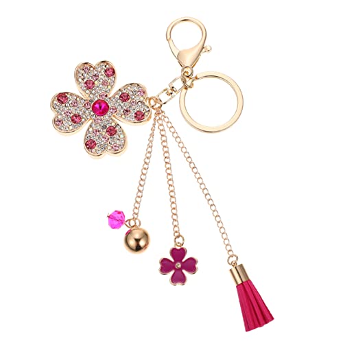 TOGEVAL Schlüsselanhänger Aus Zinklegierung Mit Kristallen Stilvolles Taschendekor Schlüsselanhänger Für Freunde von TOGEVAL