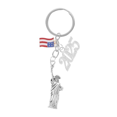 TOGEVAL Schlüsselanhänger Mit Freiheitsstatue Metallanhänger Schlüsselanhänger Für Autoschlüssel Mit Freiheitsstatue Mit Freiheitsstatue von TOGEVAL