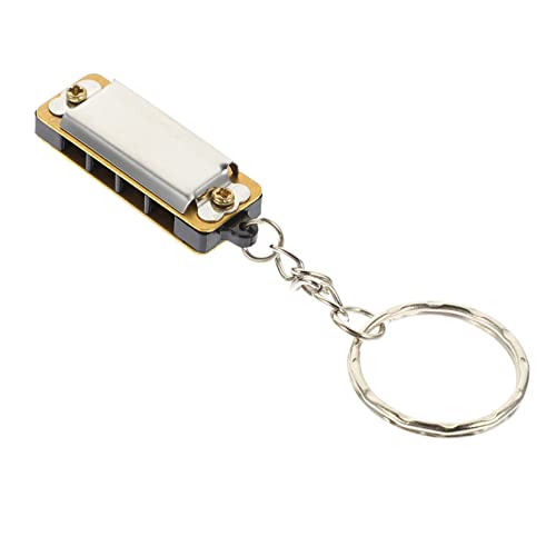 TOGEVAL Entzückende Mundharmonika Schlüsselanhänger Tragbare Tasche Dekorationen Charme Modische von TOGEVAL