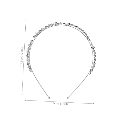 TOGEVAL Schneeflocken haarreif mit Funkelnden Strasssteinen Eleganter Haarschmuck für Damen Vielseitiges Braut accessoire für Hochzeit Party und Festliche Anlässe von TOGEVAL