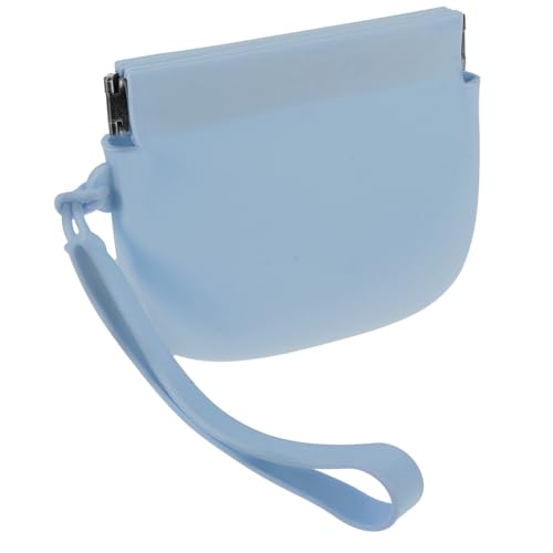 TOGEVAL Self-Closing Silikon Geldbörse Für Damen Kompakte Handtasche Für Münzen Kopfhörer Und Kleine Gegenstände Praktische Reisetasche Für Unterwegs von TOGEVAL