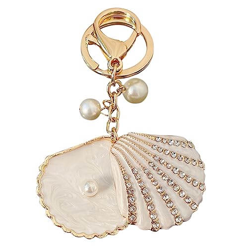 TOGEVAL Schlüsselanhänger Armband Geldbörse Handtasche Charm Rucksack Schlüsselanhänger Muschel Geldbörse Charms Süß von TOGEVAL