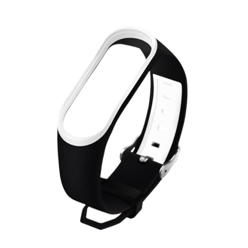 TOGEVAL Silikon Uhrenarmband Zweifarbig Minimalistisch Ersatzband Verstellbar Unisex Komfortabel Langlebig von TOGEVAL