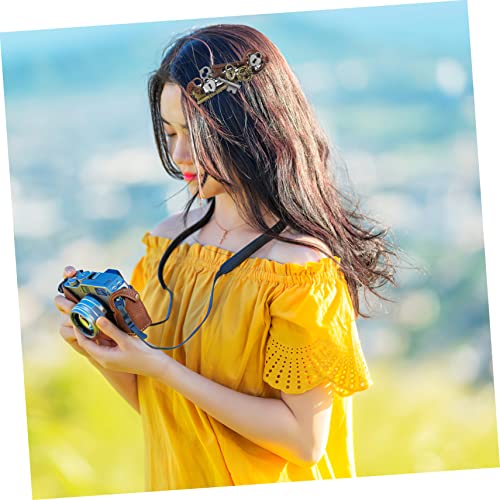 TOGEVAL Steampunk Haarspange Retro Haarklammer Vintage Haarschmuck Herzform Clip für Damen Langlebig Leicht Geeignet für Cosplay und Alltag Eleganter Kopfschmuck im Retro Stil von TOGEVAL