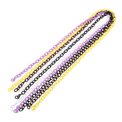 TOGEVAL Stilvolle Kunststoff-schmuckketten 6 * 8mm Handgefertigte Kette Für Sonnenbrillen Geldbörse Halskette von TOGEVAL