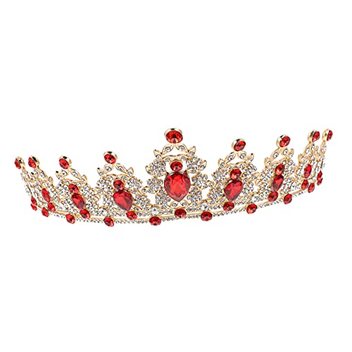 TOGEVAL Strasskrone, Brauthochzeitskrone, Diademe Und Kronen Für Frauen, Diademe Für Frauen, Hochzeits Tiara, Brautkrone Für Hochzeit, Strass Tiara, Kopfschmuck, Hochzeitskrone Für Die von TOGEVAL