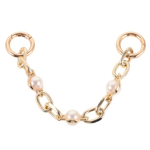 TOGEVAL Removable Chain Schulterriemen Abnehmbare Handtaschenverlängerung Für Damen Metall Und Perlenzubehör Für Umhängetaschen Und Clutches Für -projekte von TOGEVAL