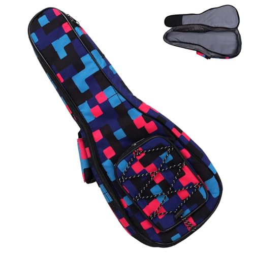 TOGEVAL Ukulele Tragetasche Fall 23 Zoll Ukulele Organizer Blatt Musik Fach Leicht Zu Tragen von TOGEVAL