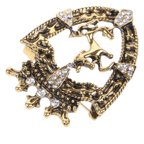 TOGEVAL Vintage Barock Brosche Herren Anstecknadel Retro Design für Kleidung Hochzeit Party und Business Eleganter Schmuck mit Sicherer Verarbeitung und Vielseitigem Einsatz von TOGEVAL