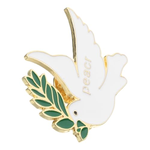 TOGEVAL Vintage Brosche Anstecknadel Friedenstaube Sakramental Schmuckpin für Kleidung und Schal Damen Fashion Suit Decoration von TOGEVAL