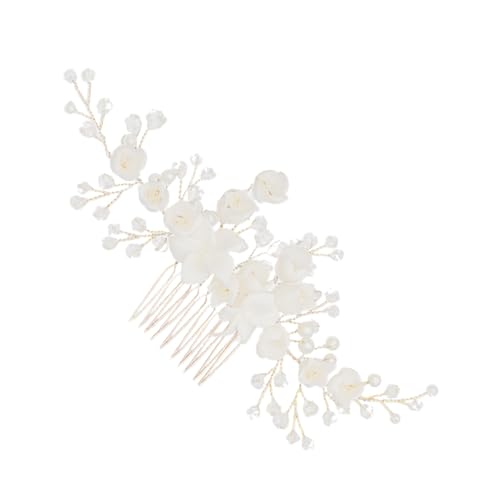 TOGEVAL Vintage Chinesischer Haarkamm aus Goldenem mit Blumenmotiv Brautschmuck für Hochzeit Party und Bühnenauftritt Stilvolles Zubehör für Braut und Festgäste Passend zu Traditionellen von TOGEVAL