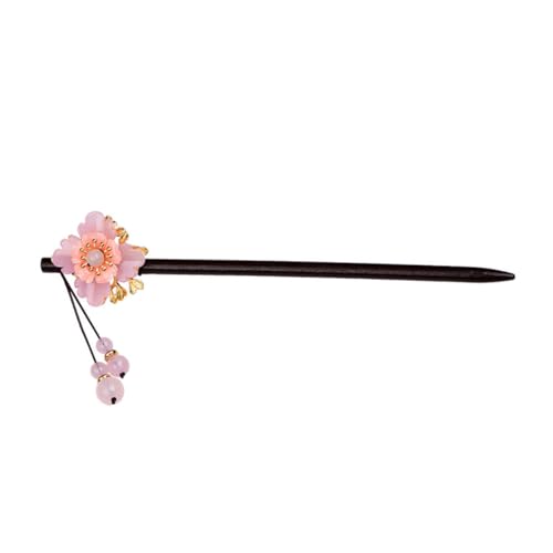 TOGEVAL Vintage Haarnadel Holz Haarschmuck Chinesischer Stil Retro Haarstab Einfaches Design Eleganter Damen Haarschmuck Geschenkidee für Frauen Mädchen von TOGEVAL