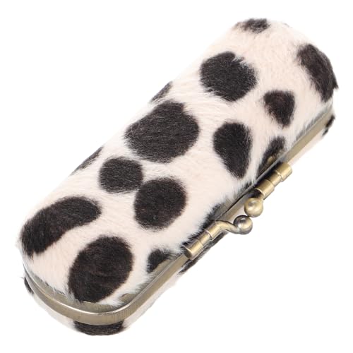 TOGEVAL Lippenstift-Organizer-Tasche Mit Spiegel Lippenstifthalter Aus Samt Reise-Lippenstift-etui Lippenstift-aufbewahrungsetui Lipgloss-etui Für Handtasche Make-up-Sets Mit Vintage-Eisen von TOGEVAL