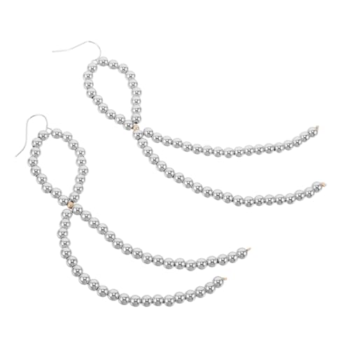 TOGEVAL Vintage Schleifen Ohrhänger Lange Knotendetails Eleganter Retro Stil Vielseitige Ohrringe für Frauen Hochzeiten Partys Büro und Festliche Anlässe von TOGEVAL