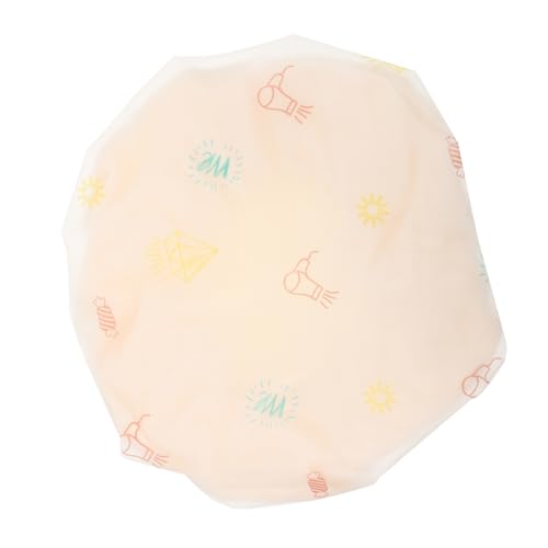 TOGEVAL Wasserdichte Duschhaube Peva Verstellbar Doppelwandig Schnell Trocknend Extra Groß Für Langes Haar Frauen Spa Make Up Reinigung von TOGEVAL