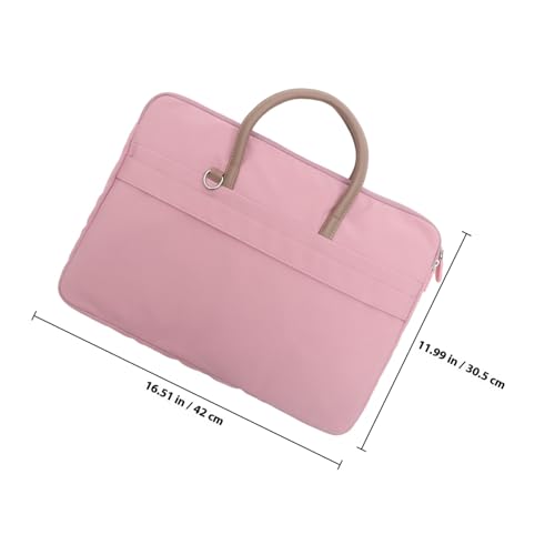 TOGEVAL Wasserdichte Laptoptasche mit Schultergurt Kratzfester Polyester Laptop Sleeve für Damen Stoßfeste Notebook Hülle mit Reißverschluss Multifunktionale Business Aktentasche von TOGEVAL