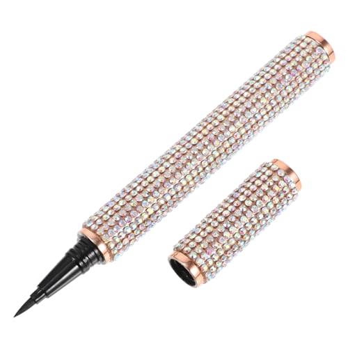 TOGEVAL Wasserfester Flüssig Eyeliner Stift Selbstklebend Schnelltrocknend Langlebig Leicht für Präzises Augen Make Up Tragbar für Reisen und Alltag Wasser und Schweißresistent von TOGEVAL