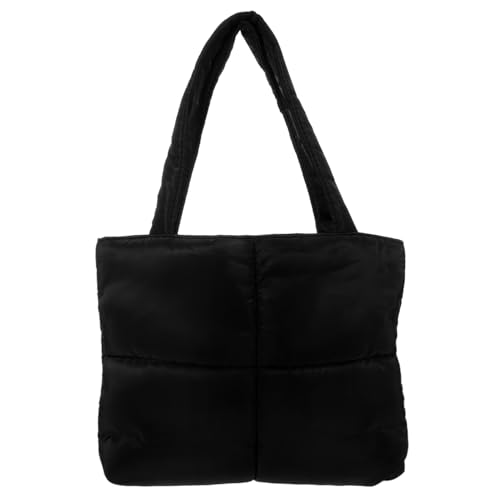 TOGEVAL Quilted Tote Bag Aus Baumwolle Mit Karomuster Modische Handtasche Für Damen Gesteppte Umhängetasche Großes Fassungsvermögen Für Reisen Und Alltag von TOGEVAL