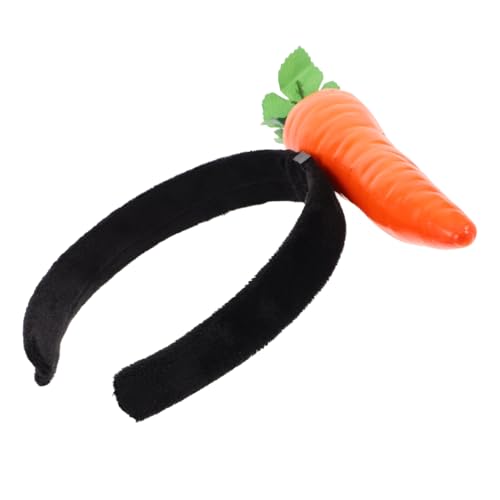 TOGEVAL Süßes Karotten-stirnband Plüsch Für Mädchen Für Ostern Und Kostümpartys Farbenfrohe Karotten-haaraccessoires Für Fröhliche Anlässe von TOGEVAL