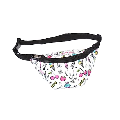 TOGEVAL wasserdichte Bauchtasche Aus PVC Verstellbare Fanny Pack Für Junge Mädchen Und Damen Für Strand Reisen Und Outdoor-aktivitäten Einhorn-Design Transparent von TOGEVAL
