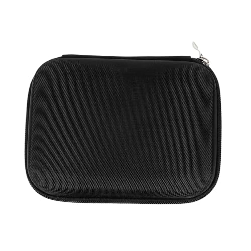 TOGEVAL wasserdichte Stoßfeste Ätherische Öl Aufbewahrungsbox Eva Organizer mit Reißverschluss Tragbare Kosmetiktasche für Reise und Aromatherapie Schwarzer Essential Oil Holder von TOGEVAL