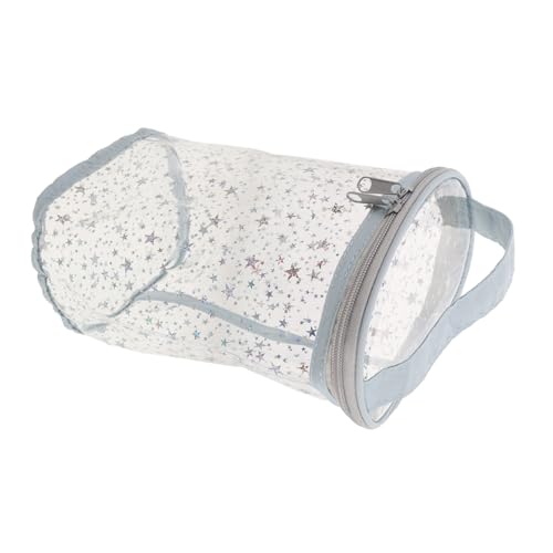 TOGEVAL wasserdichte Transparente Reise Kosmetiktasche mit Großem Fassungsvermögen Kompakter Toilettenartikel Organizer Tragbare Kulturbeutel mit Reißverschluss für Damen und Herren von TOGEVAL