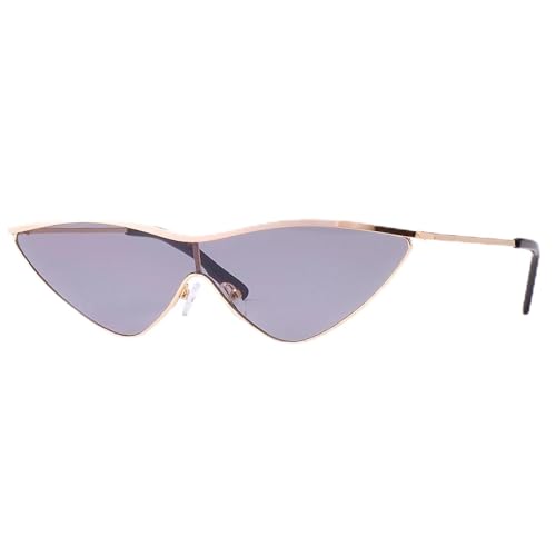 TOIPASTN Damen Sonnenbrille Fashion Shades Uv400 Vintage Metallrahmen (Schwarz) von TOIPASTN