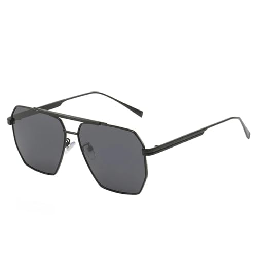 TOIPASTN Mode Herren Brille Goggle Polarisierte Sonnenbrille Damen Vintage Punk (schwarz) von TOIPASTN