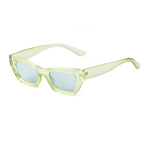 TOIPASTN Mode Kleine Rahmen Sonnenbrille Frauen Retro Cat Eye Männer Uv400 (4 von TOIPASTN